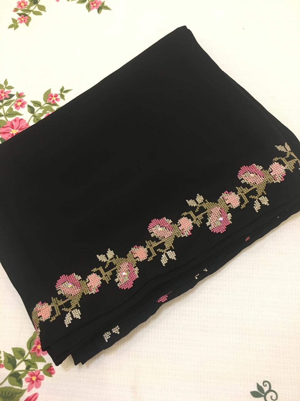 Black Irani shawls