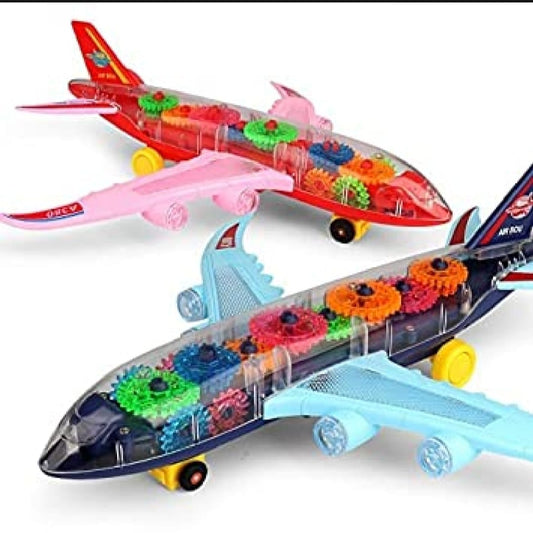 New Trending Transparent Gear Plane Toy –