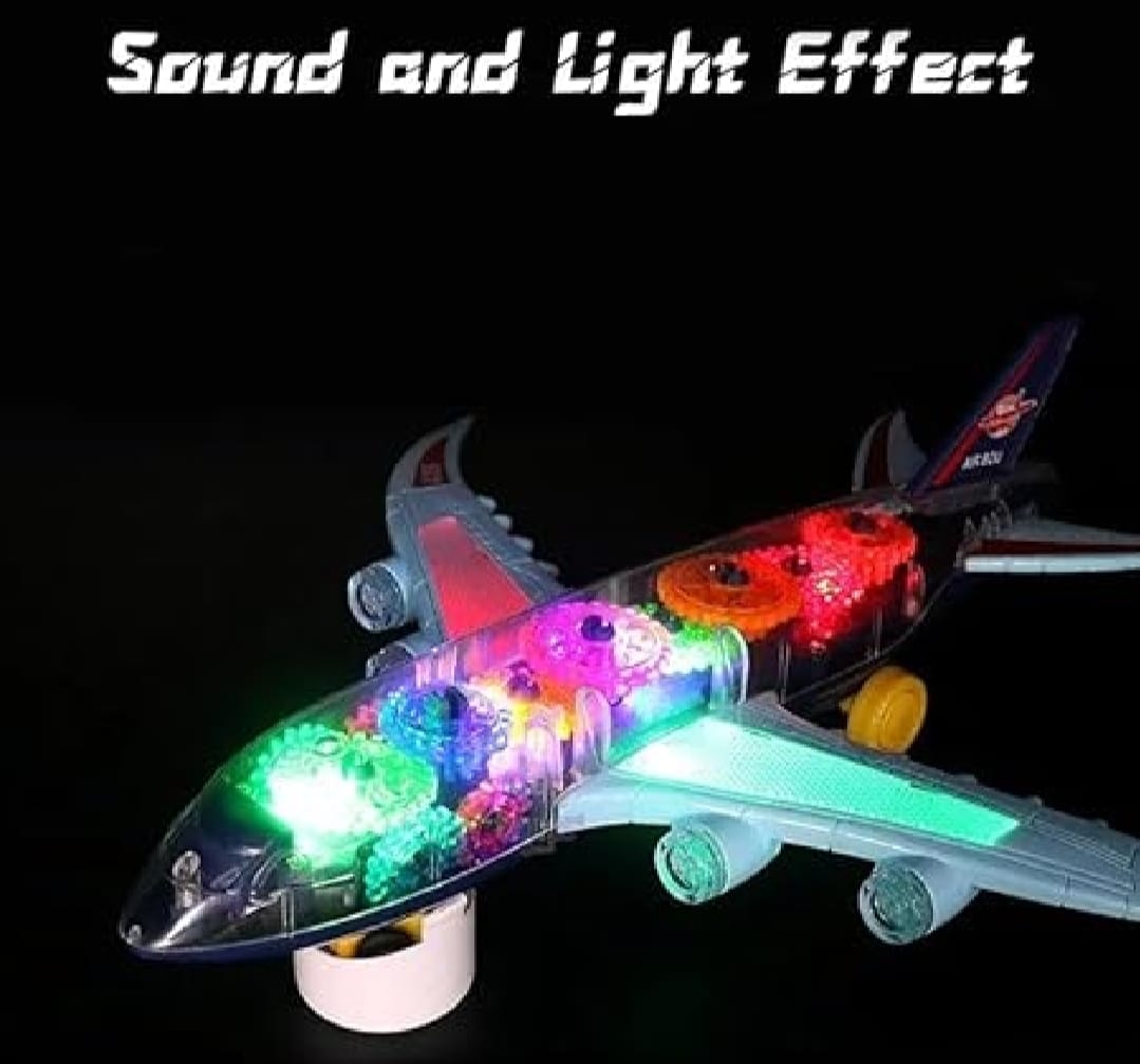 New Trending Transparent Gear Plane Toy –