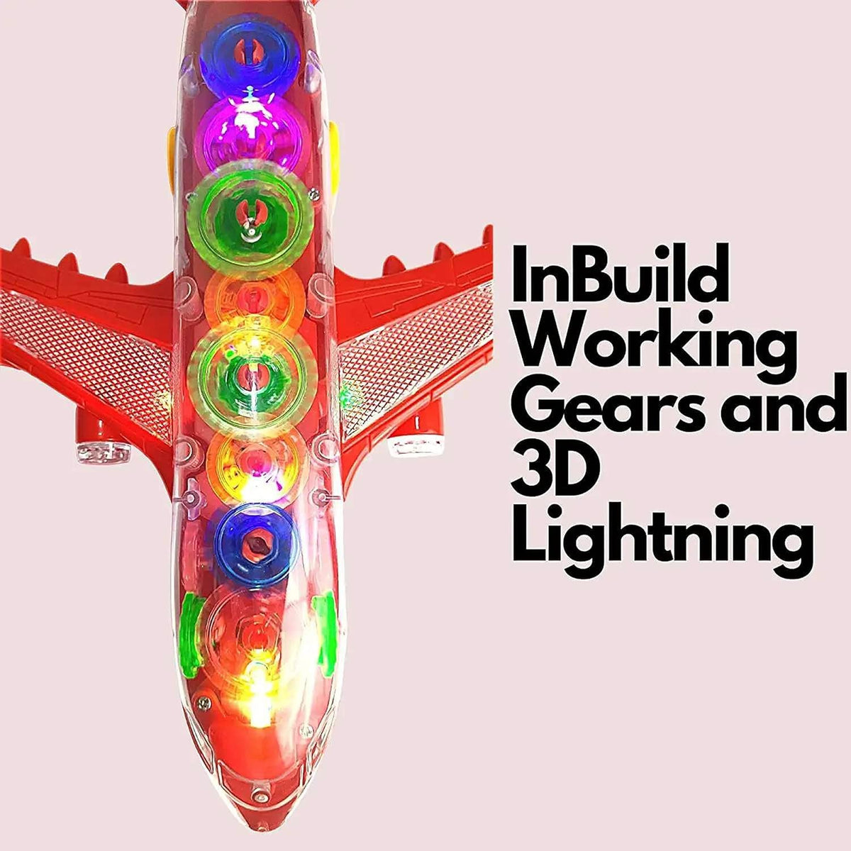 New Trending Transparent Gear Plane Toy –