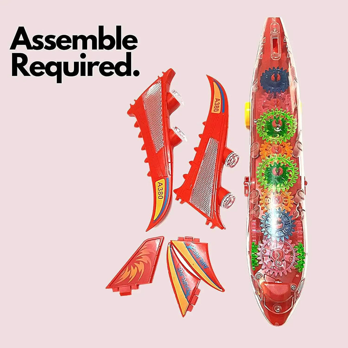 New Trending Transparent Gear Plane Toy –