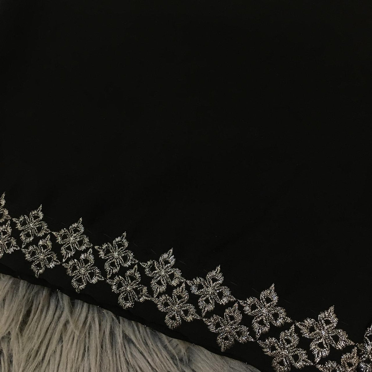 Elegant Black Irani Embriodered shawls